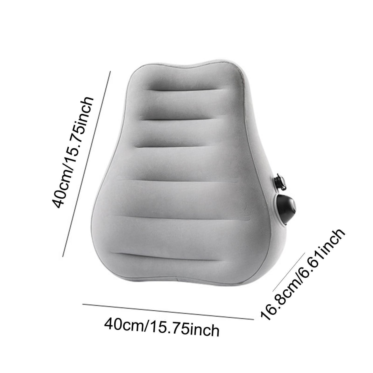 Ergonomic Inflatable Lumbar Pillow – Travel-Friendly Back Support for Office & Home - Image 3